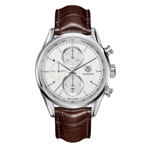 TAG Heuer Carrera Calibre 1887 41 Stainless Steel / Silver / Alligator